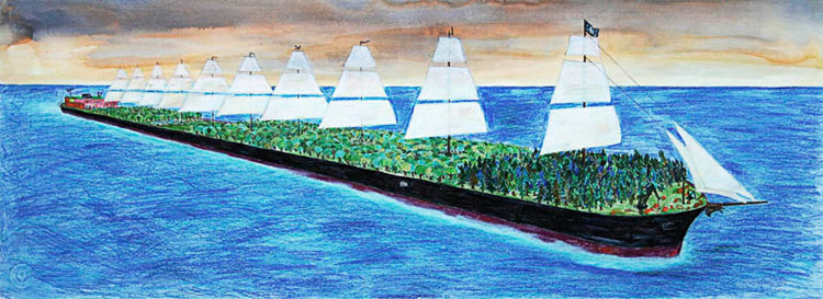 Bruce Conkle - Floating Forests - Eco-Tanker