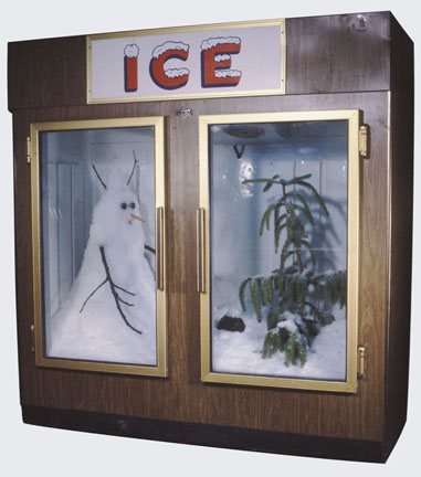 Bruce Conkle - Snowman Freezer Trophy Case